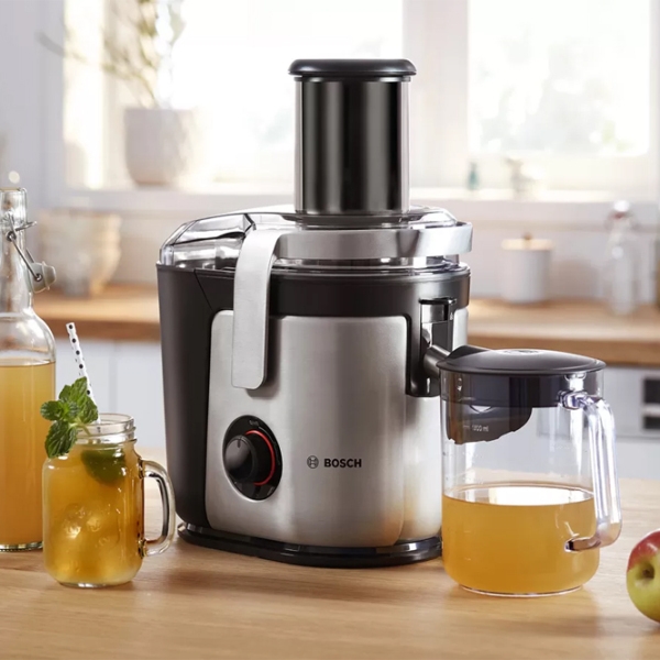Соковыжималка Bosch MES4000 Нержавеющая сталь 1000 Вт, Центробежная, Количество скоростей: 2 photo 7