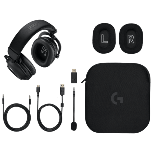 Căști Logitech G Pro X 2 Black Fără fir + Cu fir/ Gaming/ Over the ear photo 6