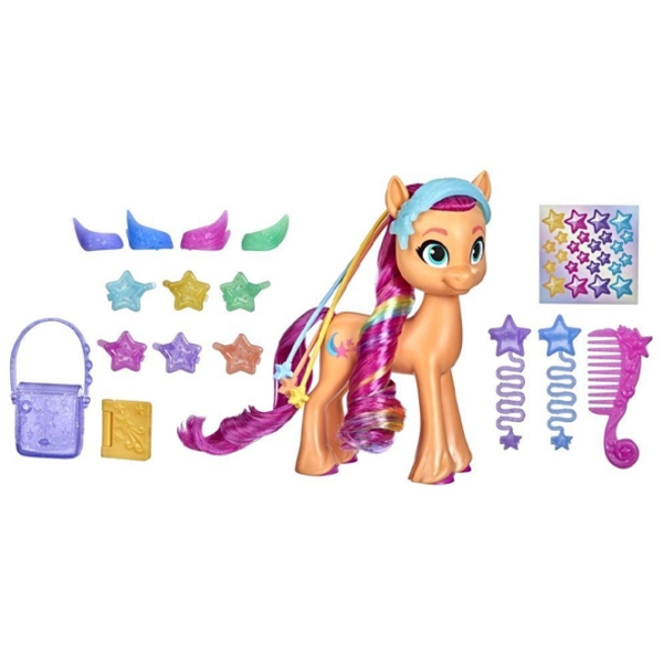 Figurină Hasbro My Little Pony Sunny StarScout Rainbow Hair 5+ / Multicolor photo 2