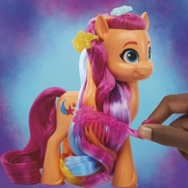 Figurină Hasbro My Little Pony Sunny StarScout Rainbow Hair 5+ / Multicolor photo 4