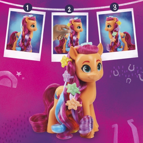 Figurină Hasbro My Little Pony Sunny StarScout Rainbow Hair 5+ / Multicolor photo 6