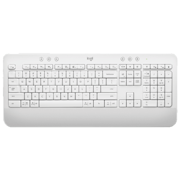 Tastatură Logitech K650 White Home and Office, Fără fir photo 1