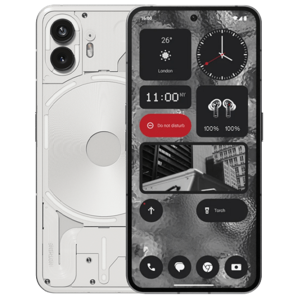 Nothing Phone 2 5G 256 GB White 6.7" | 50 MP | 12 GB | Dual SIM photo 1