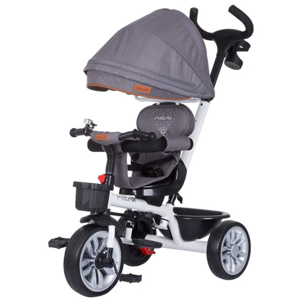 Трицикл Chipolino Matrix 360 Серый Металл/ Детский photo 1