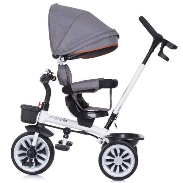 Трицикл Chipolino Matrix 360 Серый Металл/ Детский photo 3
