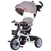 Triciclu Chipolino Matrix 360 Beige Metal/ Pentru copii