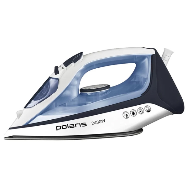 Fier de călcat Polaris PIR2483K White 2400 W, 45 g/ min, 0.3 l, Ceramică photo 2