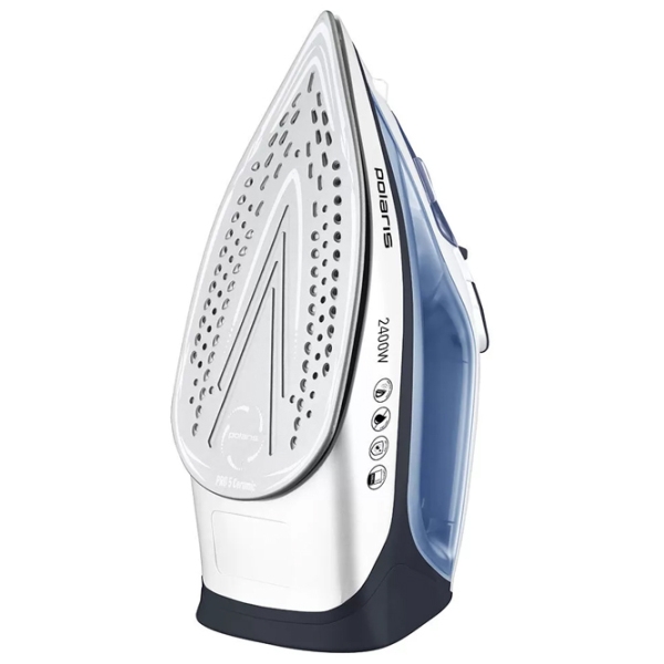 Fier de călcat Polaris PIR2483K White 2400 W, 45 g/ min, 0.3 l, Ceramică photo 3