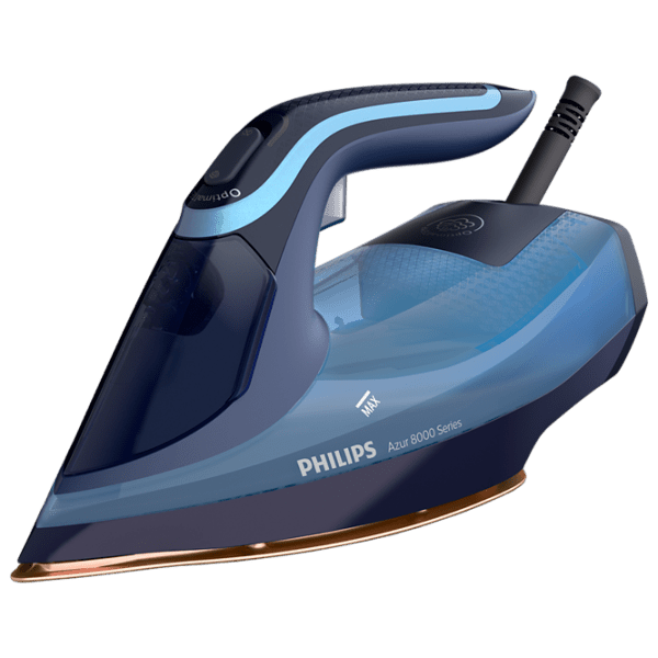 Fier de călcat Philips DST8020/20 Blue 3000 W, 55 g/min, 0.3 l, Metal photo 1