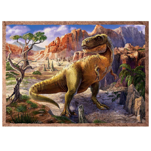 Puzzle 2D Trefl 4in1 Interesting Dinosaurs (34383) Numărul de piese: 207, V&acirc;rsta recomandată: 4+ photo 3
