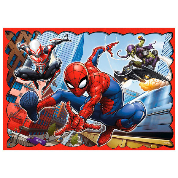 Puzzle 2D Trefl 4in1 The Heroic Spiderman (34384) Numărul de piese: 207, V&acirc;rsta recomandată: 4+ photo 3