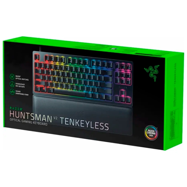 Tastatură Razer Huntsman V2 Tenkeyless Black Gaming, Cu fir photo 5