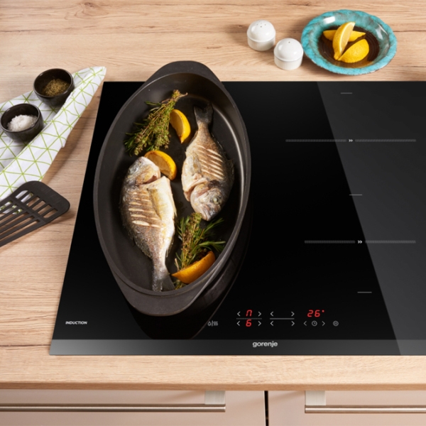 Plită încorporabilă cu inducție Gorenje IT 43 SC7 Black Vitroceramică, 7200 W photo 5