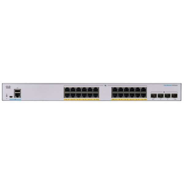 Коммутатор Cisco CBS350-24P-4G Белый 56 Гбит/ с photo 2