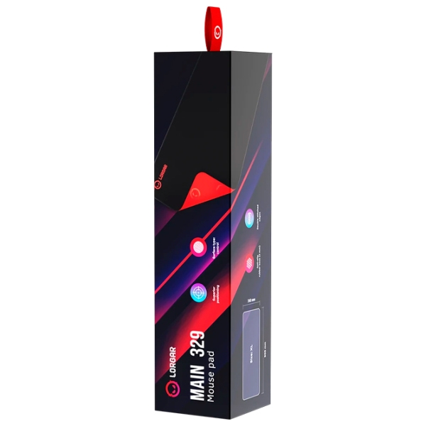Covoraș pentru mouse Lorgar Main 329 Black  photo 6