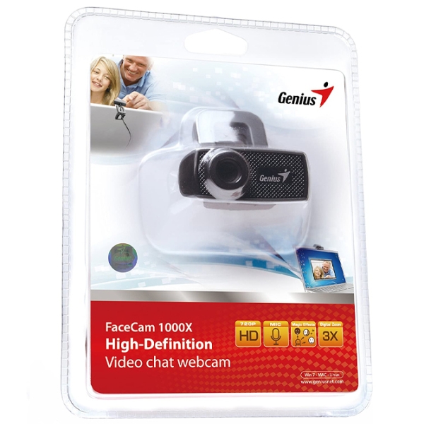 Веб-камера Genius FaceCam 1000X Черный  photo 5