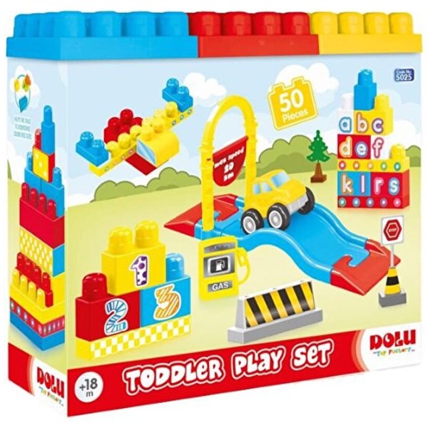 Конструктор Dolu Toy My first runway 5025 Разноцветный Количество деталей 50, 1+ photo 1