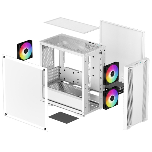 Carcasă Deepcool CC360 WH ARGB White micro ATX photo 10