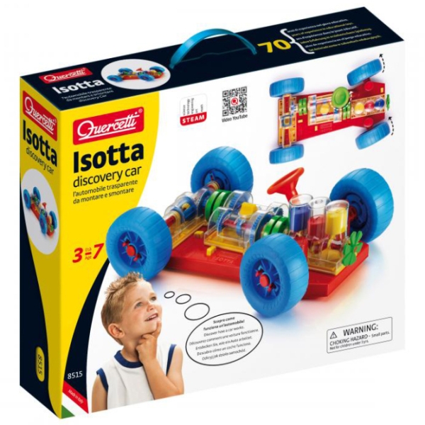 Constructor Quercetti Isotta Discovery Car Multicolor Numărul de piese 70, 3+ photo 3