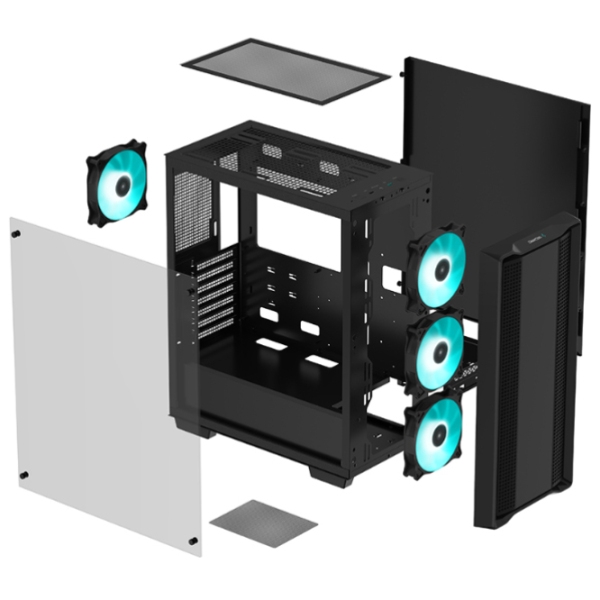 Carcasă Deepcool CC560 Limited Black micro ATX photo 12