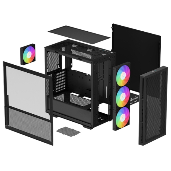 Carcasă Deepcool CH560 Black micro ATX photo 11