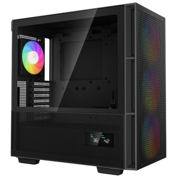 Carcasă Deepcool CH560 MESH DIGITAL Black micro ATX photo 2