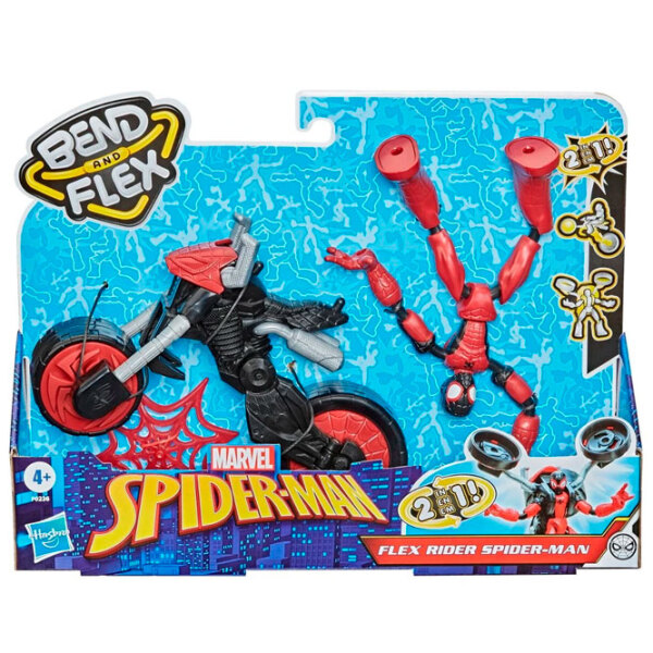 Figurină Hasbro Spider-Man Spider-Man Bend and Flex 4+ / Red photo 3