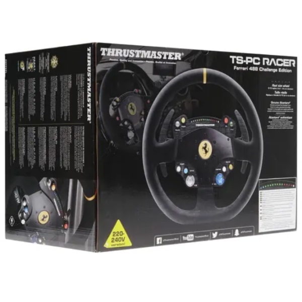 Руль Thrustmaster TS-PC RACER Ferrari 488 Challenge Edition Черный Проводная / 11 buttons photo 6