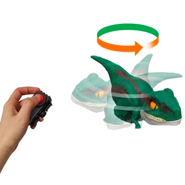 Figurină Mattel Jurassic World Velociraptor 4+ / Green photo 3