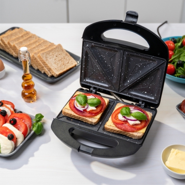 Aparat pentru sandvișuri ZELMER ZSM7860 Black 750 W, Cantitatea de sandwich-uri:  photo 5