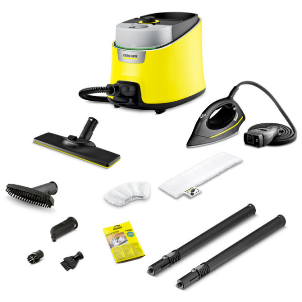 Curățitor cu aburi KARCHER SC4 Easy Fix Iron Yellow 2200 W, 15 g/ min, 1.3 l photo 2