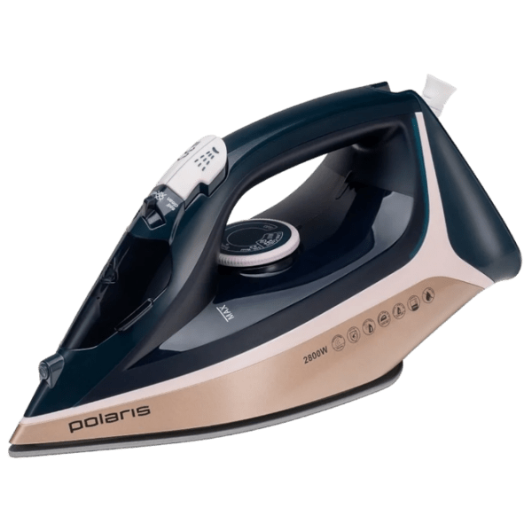 Fier de călcat Polaris PIR2868AK Blue 2800 W, 50 g/ min, 0.3 l, Ceramică photo 1