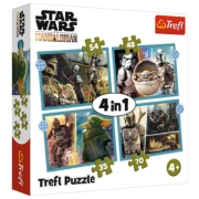 Puzzle 2D Trefl 4in1 SW The Mardalorian (34397) Numărul de piese: 207, V&acirc;rsta recomandată: 3+