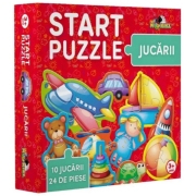 Пазл 2D Noriel Start Puzzle 4in1 – Jucarii (NOR5342) Количество деталей: 24, Рекомендуемый возраст: 3+