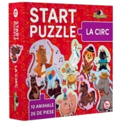 Пазл 2D Noriel Start Puzzle 4in1 – La circ (NOR5359) Количество деталей: 26, Рекомендуемый возраст: 3+