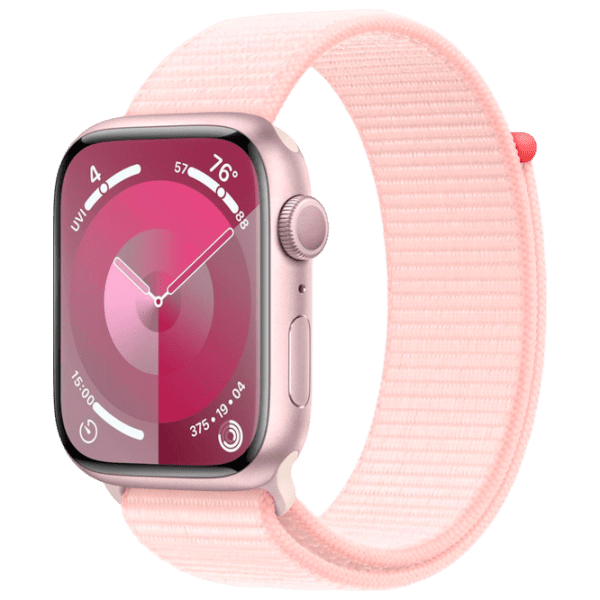 Ceas inteligent Apple Watch Series 9 Pink | 45 mm | Aluminiu/ Nylon
| MR9J3QI/ A photo 1