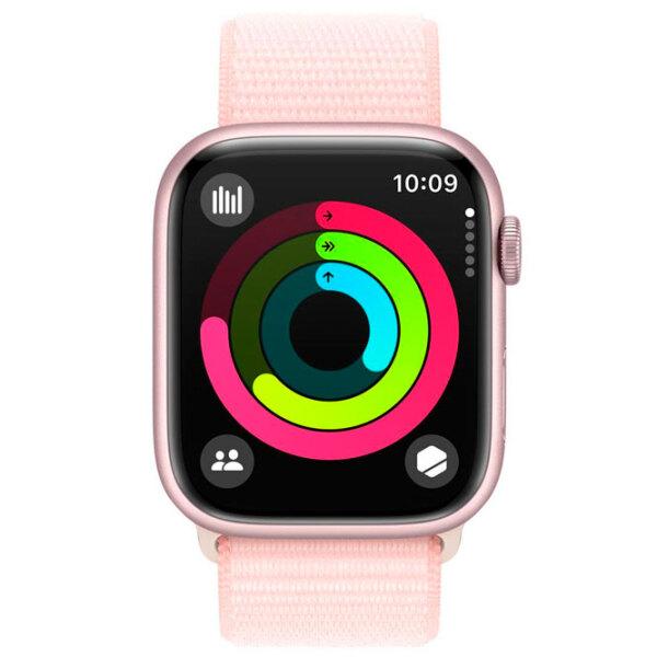Ceas inteligent Apple Watch Series 9 Pink | 45 mm | Aluminiu/ Nylon
| MR9J3QI/ A photo 3