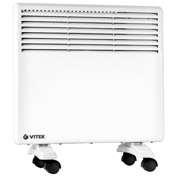 Convector Vitek VT-2183 White 20 m², 1000 W, Mecanic, Pe podea photo 1