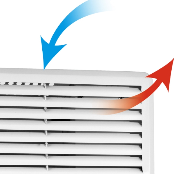 Convector Vitek VT-2183 White 20 m², 1000 W, Mecanic, Pe podea photo 4