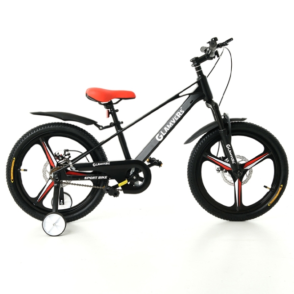 Bicicletă Glamvers Speed Lux 20" Black Gray Aliaj de magneziu / Pentru copii photo 2
