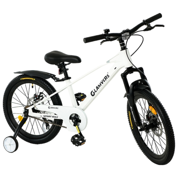 Велосипед Glamvers Speed 20" Белый Черный Магниевый сплав / Детский photo 1