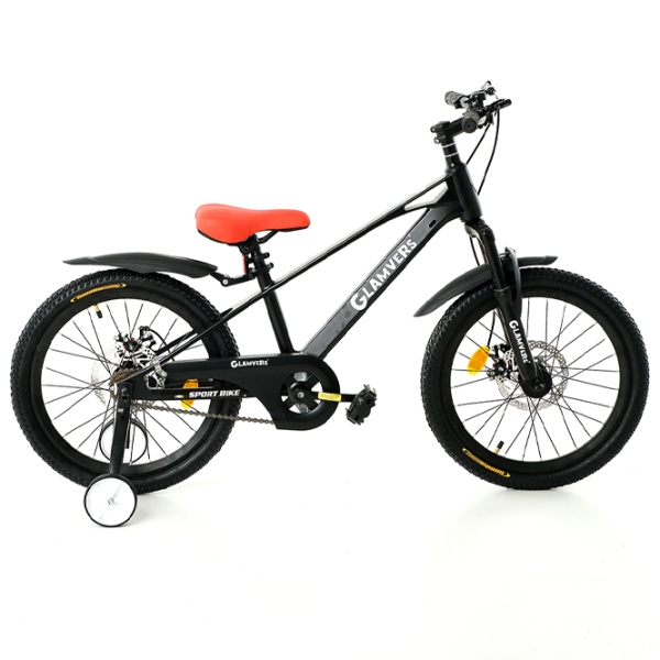 Bicicletă Glamvers Speed 20" Black White Aliaj de magneziu / Pentru copii photo 2