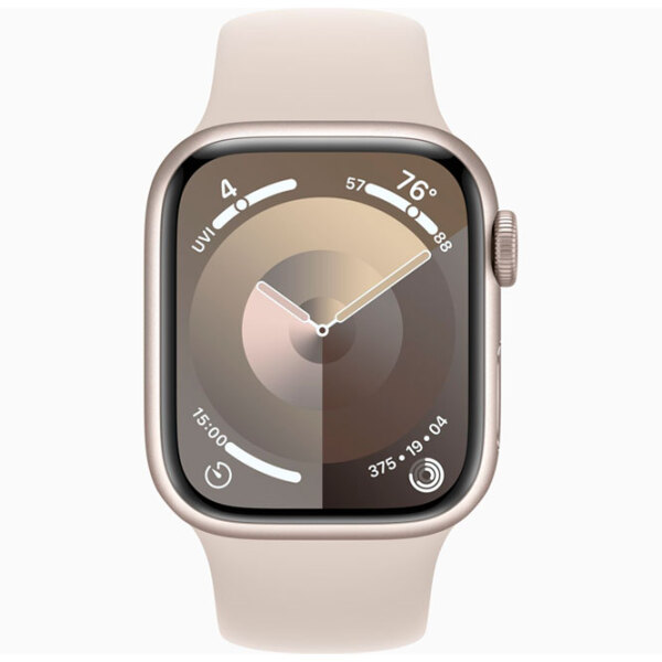 Ceas inteligent Apple Watch Series 9 Starlight 1.9" | 41 mm | Aluminiu/ Silicon| MR8T3QR/ A photo 3