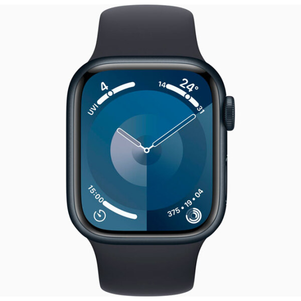 Ceas inteligent Apple Watch Series 9 Midnight 1.9" | 41 mm | Aluminiu/ Silicon
| MR8W3QR/ A photo 2