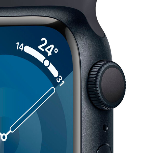 Ceas inteligent Apple Watch Series 9 Midnight 1.9" | 41 mm | Aluminiu/ Silicon
| MR8W3QR/ A photo 4