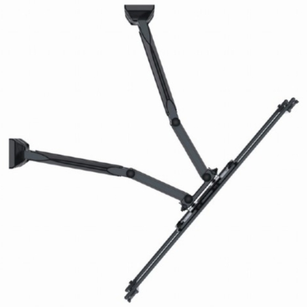 Suport TV Gembird WM-75ST-02 Black VESA 600 x 400 mm photo 4