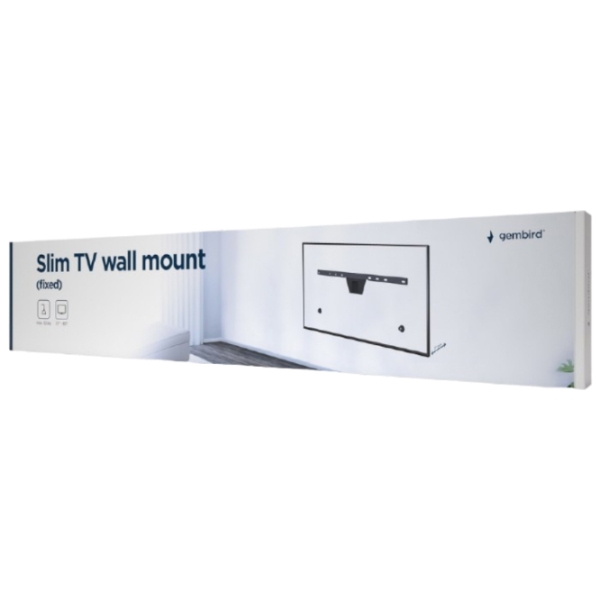 Suport TV Gembird WM-S80F-01 Black VESA 600 x 400 mm photo 2