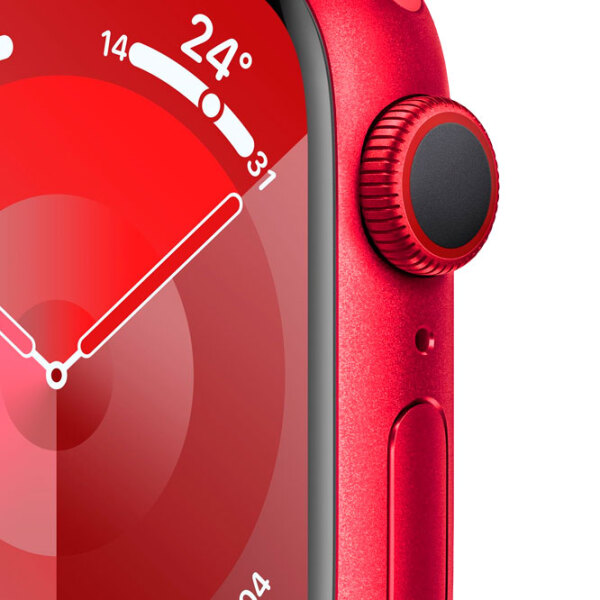Ceas inteligent Apple Watch Series 9 Red 1.9" | 45 mm | Aluminiu/ Silicon| MRXK3QR/ A photo 6