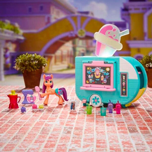 Figurină Hasbro My little pony Starscout Smoothie Truck F6339 Multicolor pentru fetițe, 5+ photo 3