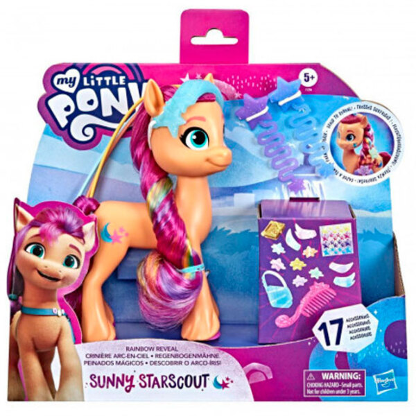Figurină Hasbro My Little Pony Crystal Adventure Ponies Sunny 4+ / Brown photo 3